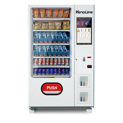 Vendlife verification advertising players touch screen anti theft beverage vending machine elevator