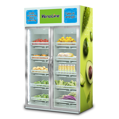 Adjustable card reader vending machine 500W With Fridge Explosionproof