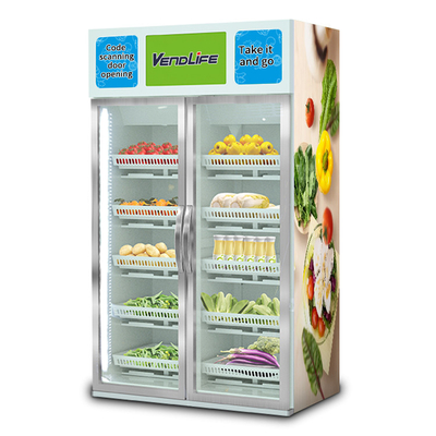 550kg  Smart Vending Machine , 300W Frozen Meat Vending Machine With Nayax Reader