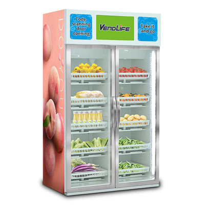 550kg  Smart Vending Machine , 300W Frozen Meat Vending Machine With Nayax Reader