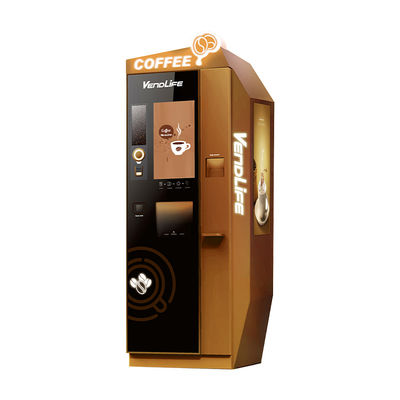 ตู้หยอดเหรียญธุรกิจกาแฟ 220V, ตู้จำหน่ายกาแฟเอสเพรสโซ่ 60Hz