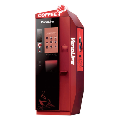 self serve Coffee Vending Machines 150 cups capacity Multifunctional