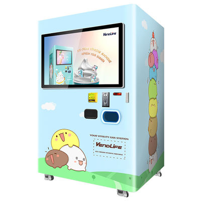 Ice Cream Vending Machines การชำระเงิน Nfc มีจำหน่าย OEM Available